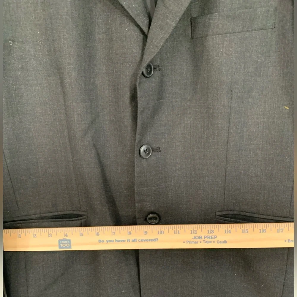 J.Crew Grey 100% Wool 3 Button Sport Blazer Men’s Size M Classic Prep like new